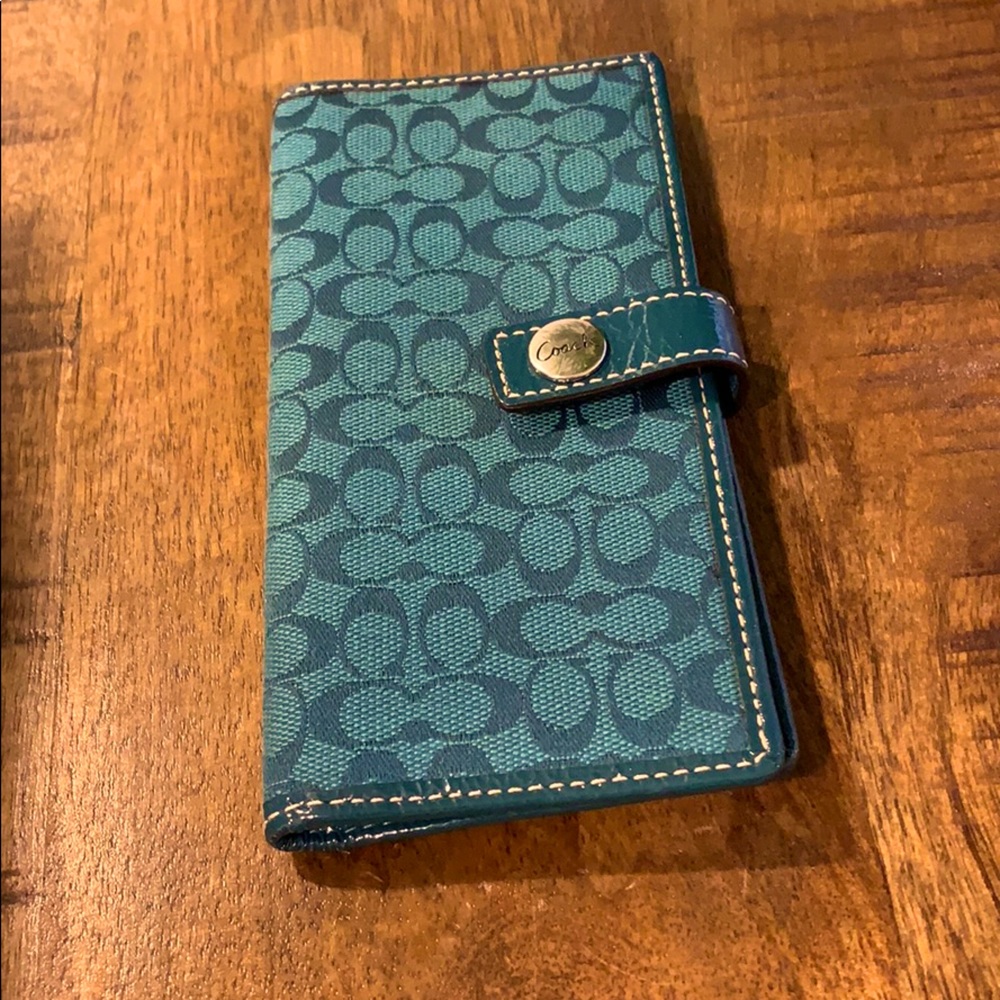 Coach Multi Card Case Checkbook Wallet
